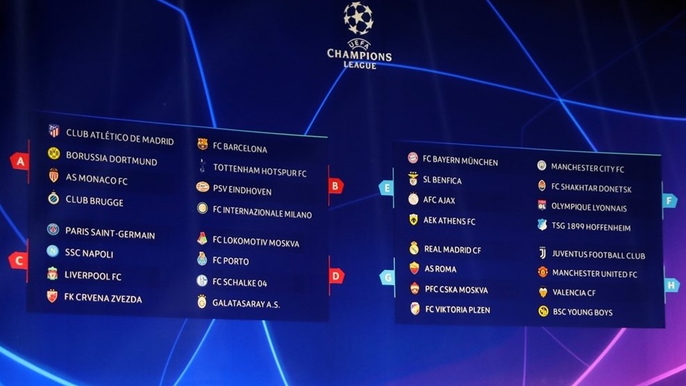 Confira os grupos da Champions League 2021/2022