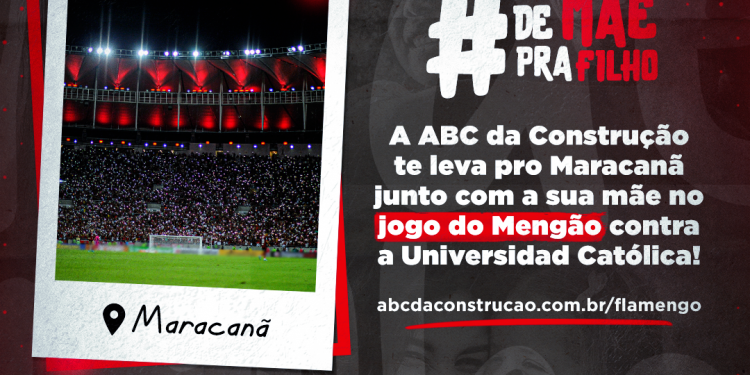 Clássico entre Atlético e Flamengo tem ativação do ABC da Construção