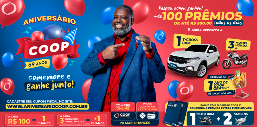 Ganhadores do sorteio: aniversário Cooperbombril! - Cooperbombril