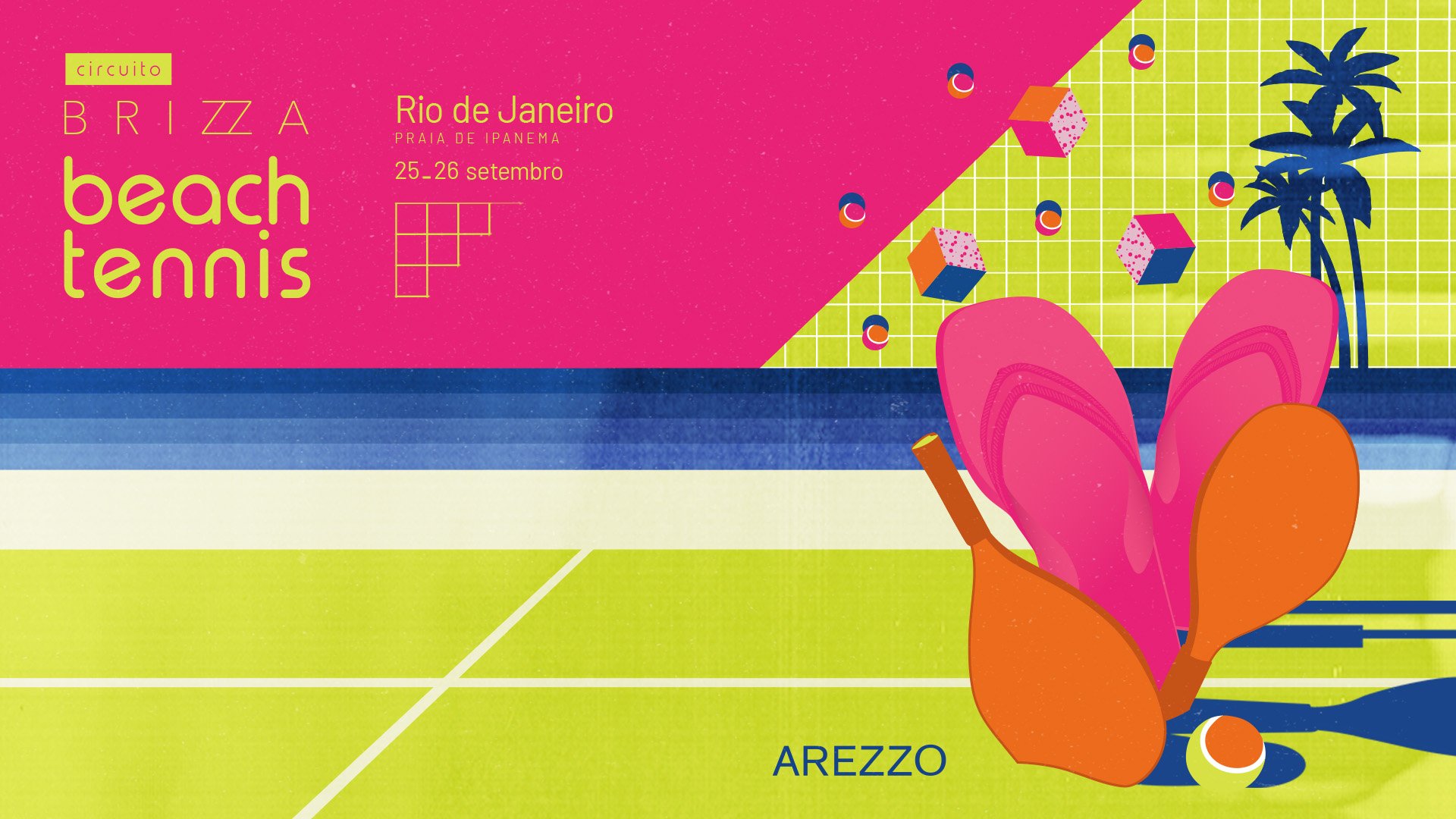 BRIZZA Arezzo lan a circuito de beach tennis ABC da Comunica o