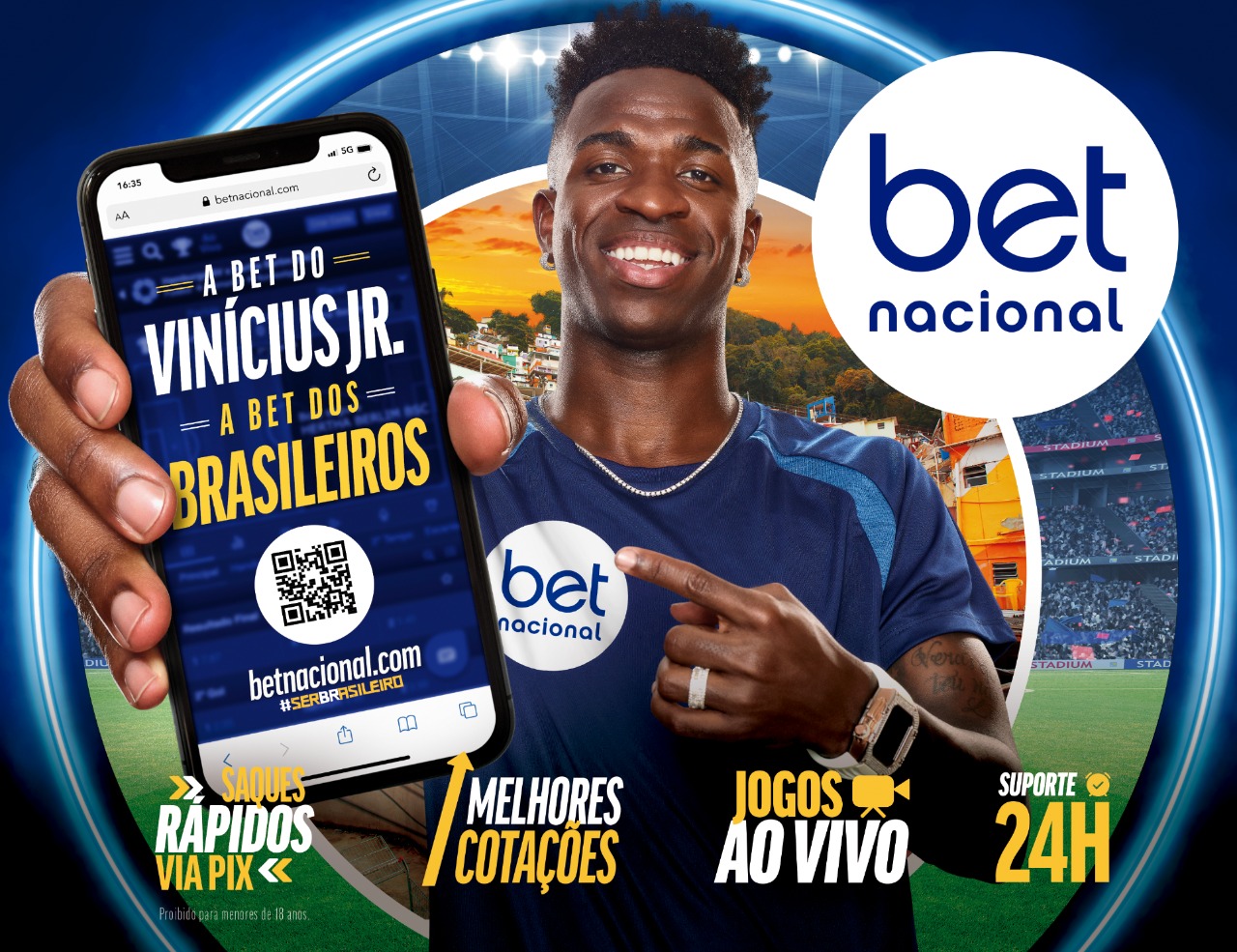 Smartphone Aplicativo Aposta Digital Conceito Publicidade Futebol